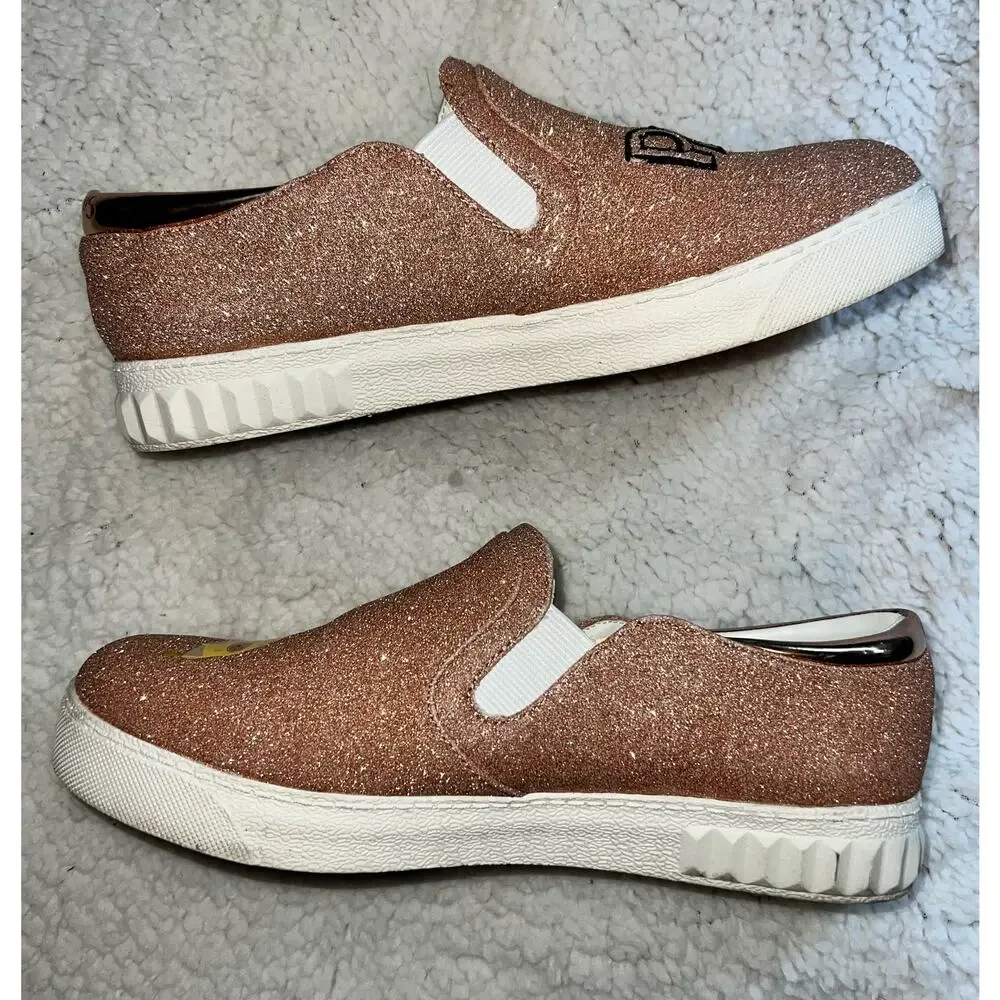 Circus by Sam Edelman rose gold glittery slip-ons - size 7M